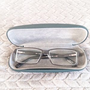 Men’s Eyeglass frames style PE301 Gray with silver